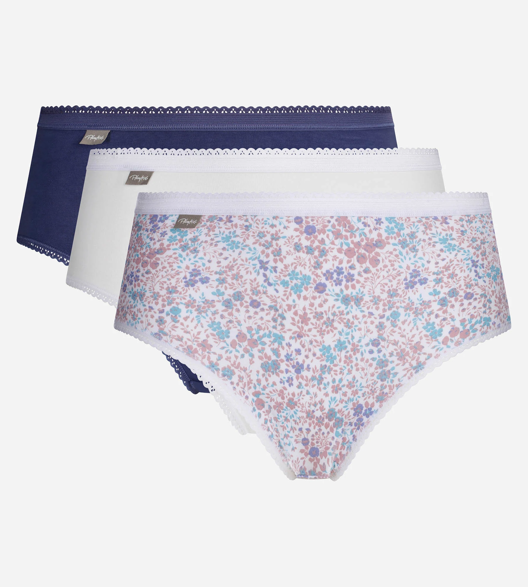 Pacco di 3 slip lavanda Cotone Stretch - Image 5