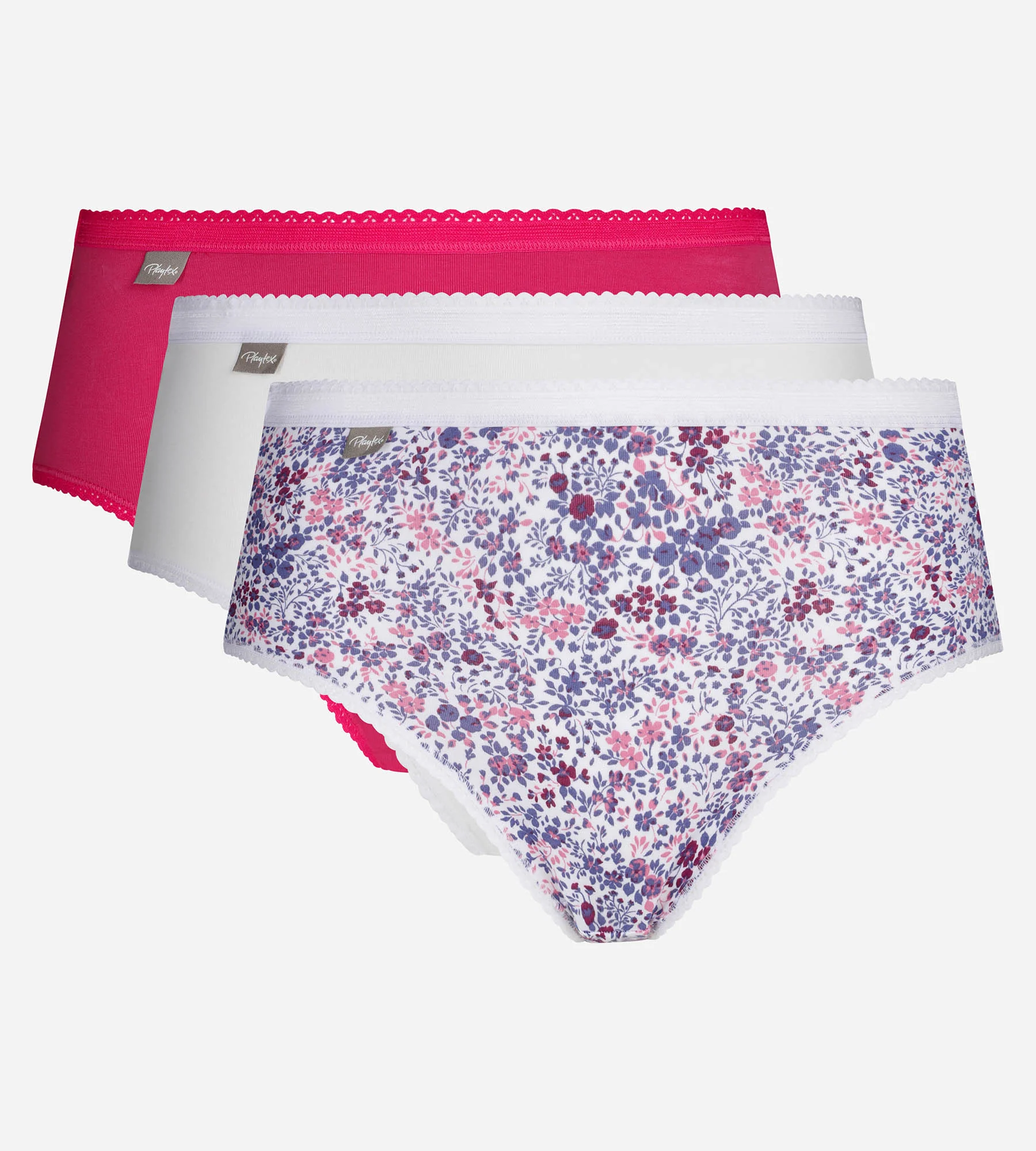 Pacco di 3 slip viola Cotone Stretch - Image 5