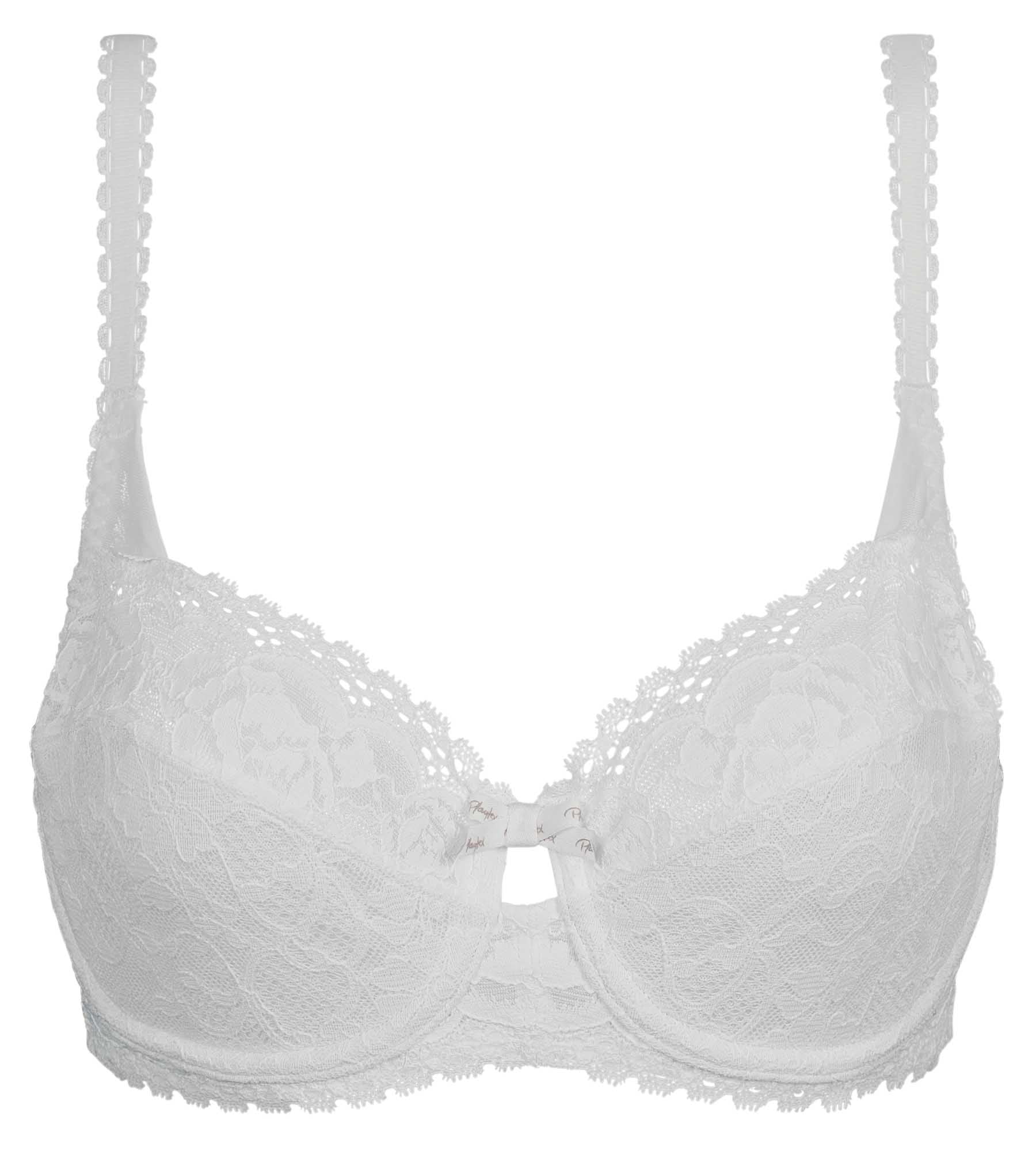 Reggiseno balconcino bianco Flowery Lace Riciclato - Image 5