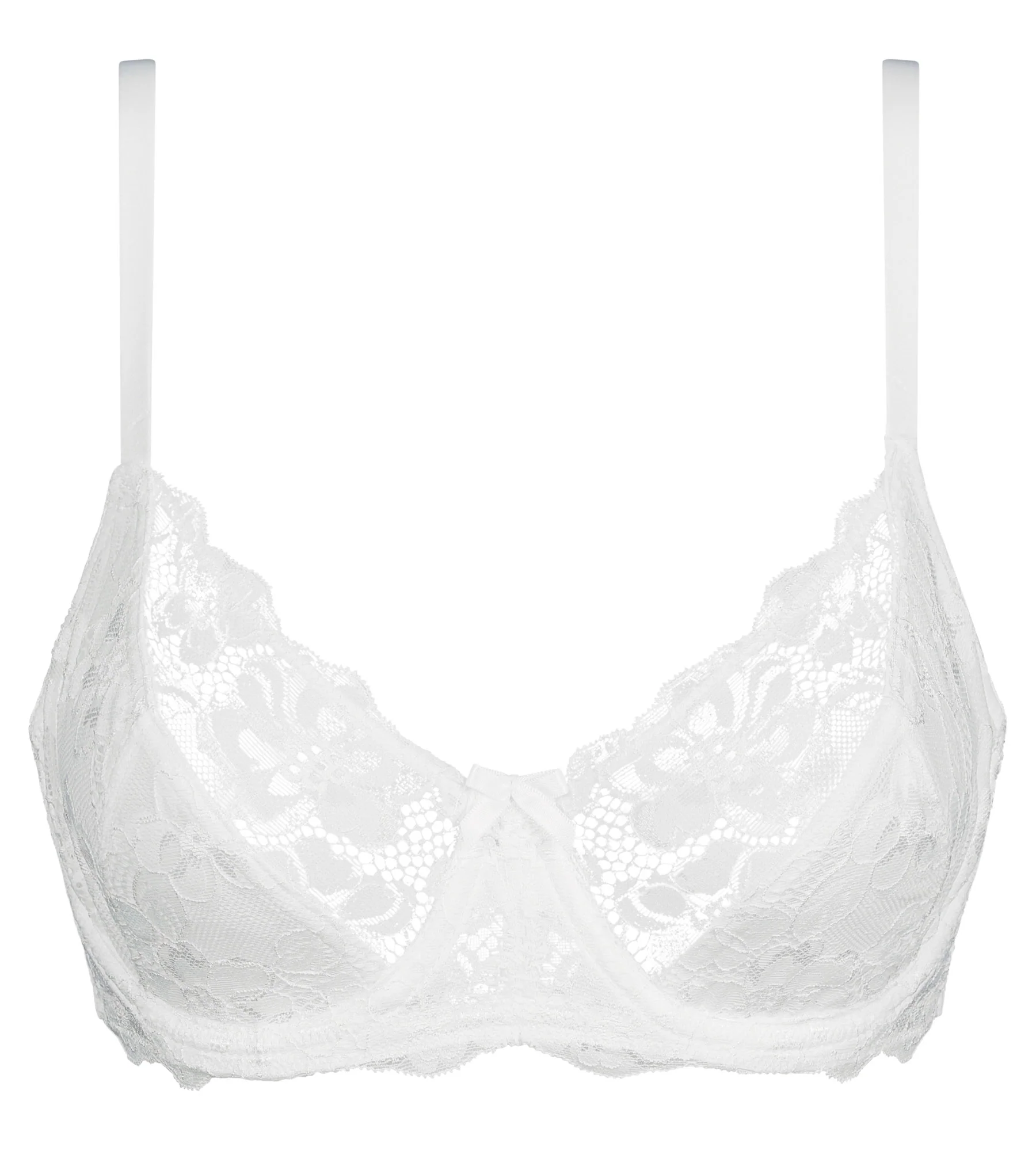 Reggiseno balconcino con ferretto bianco Essential Elegance - Image 5
