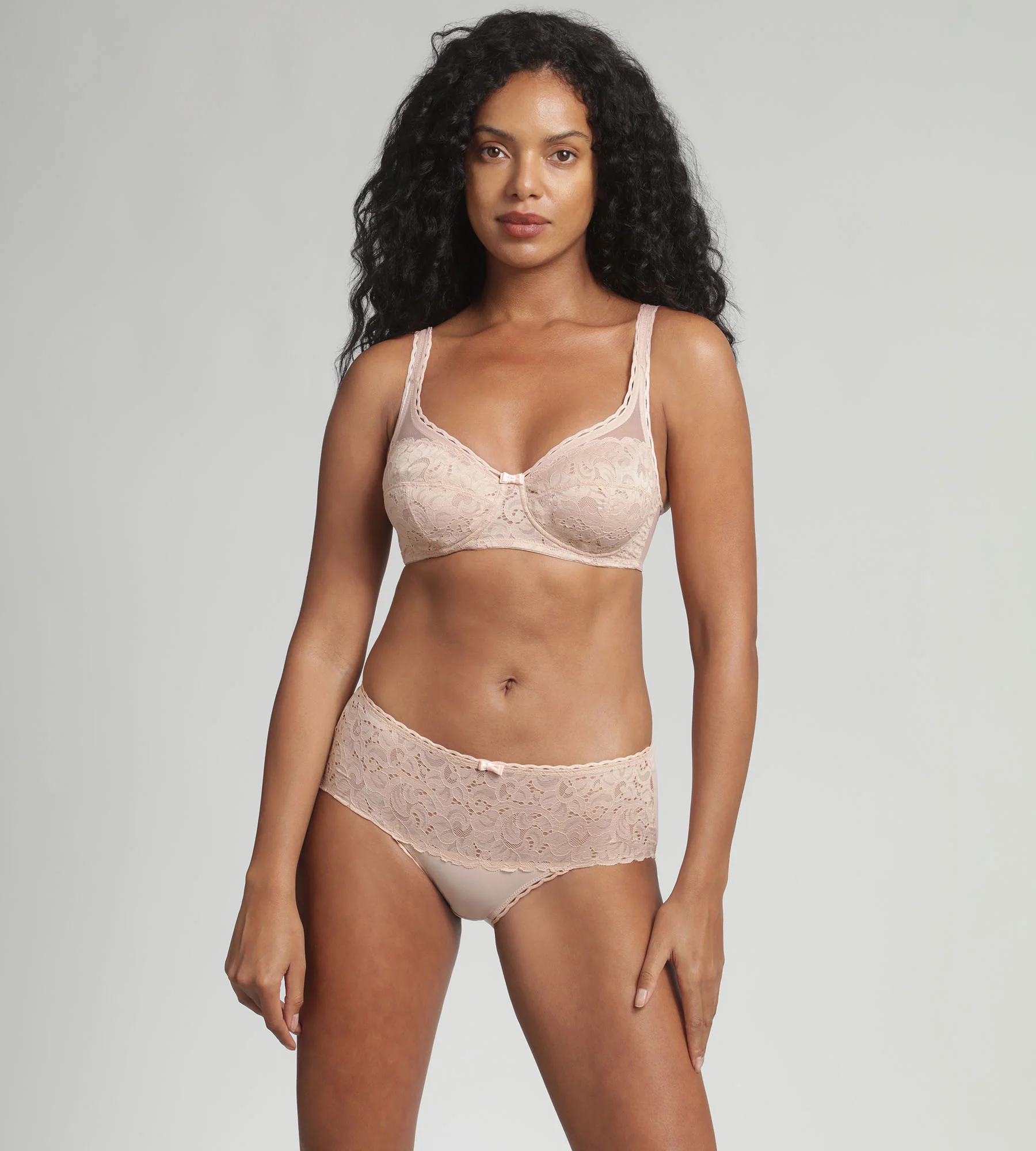 Reggiseno con ferretto beige Criss Cross Femminile Riciclato - Image 3