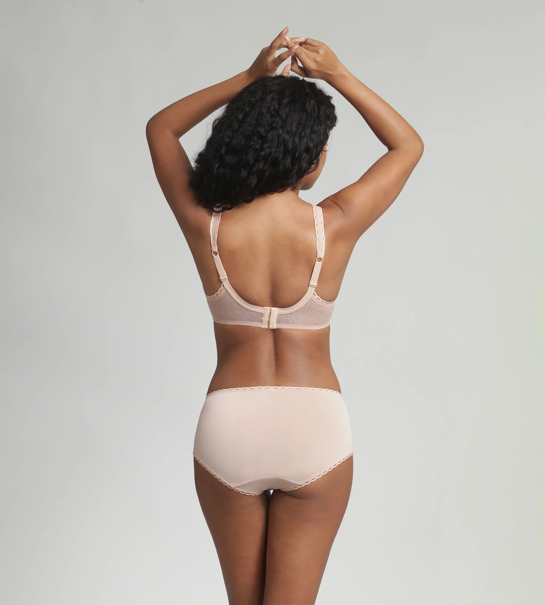 Reggiseno con ferretto beige Criss Cross Femminile Riciclato - Image 4
