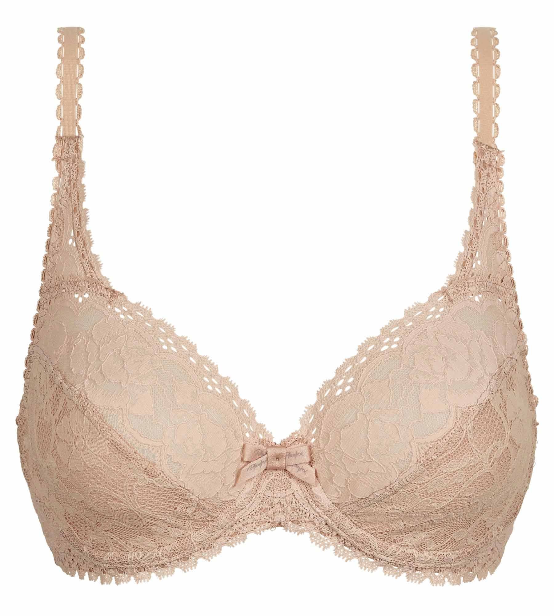 Reggiseno con ferretto beige Flowery Lace Riciclato - Image 5