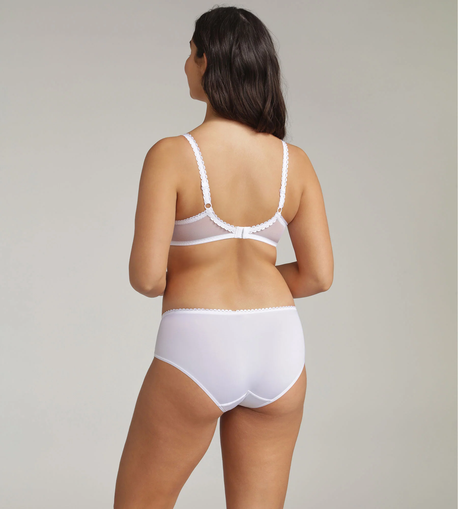 Reggiseno con ferretto bianco Flowery Lace Riciclato - Image 4