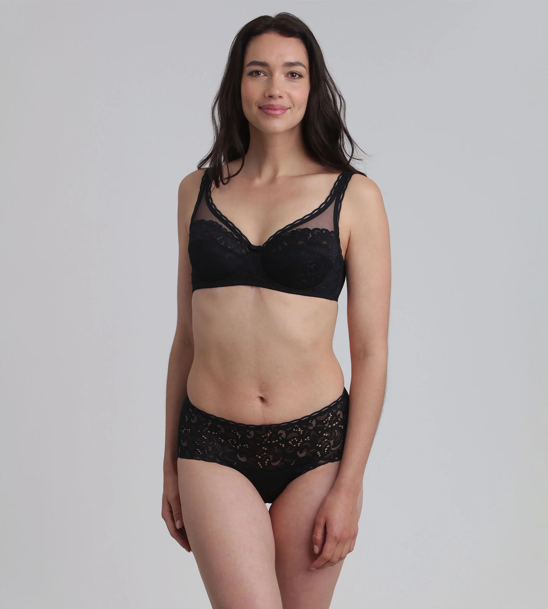Reggiseno con ferretto nero Criss Cross Femminile Riciclato - Image 3