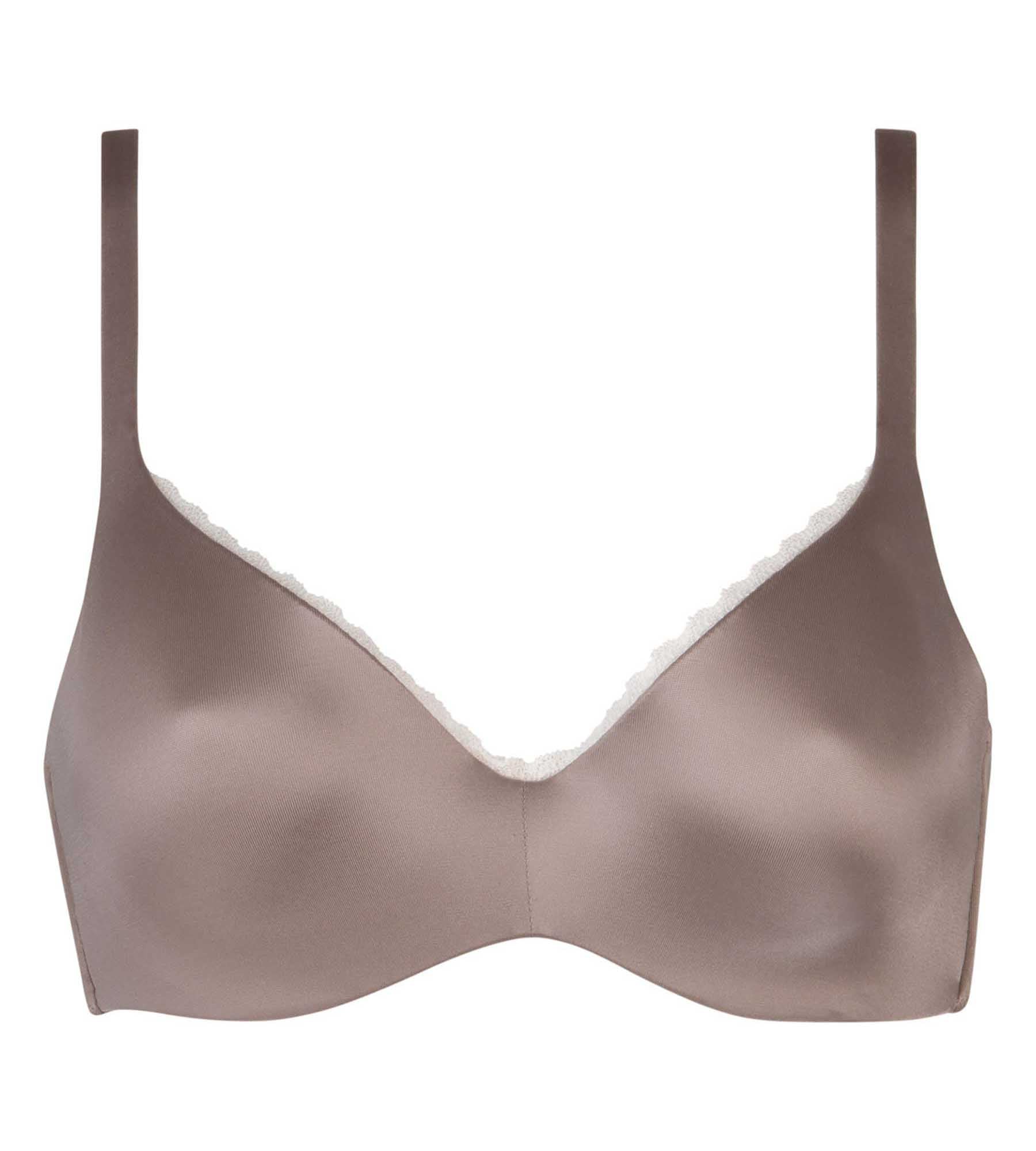 Reggiseno con ferretto rimovibile tortora 24 Ore Soft Absolu - Image 5