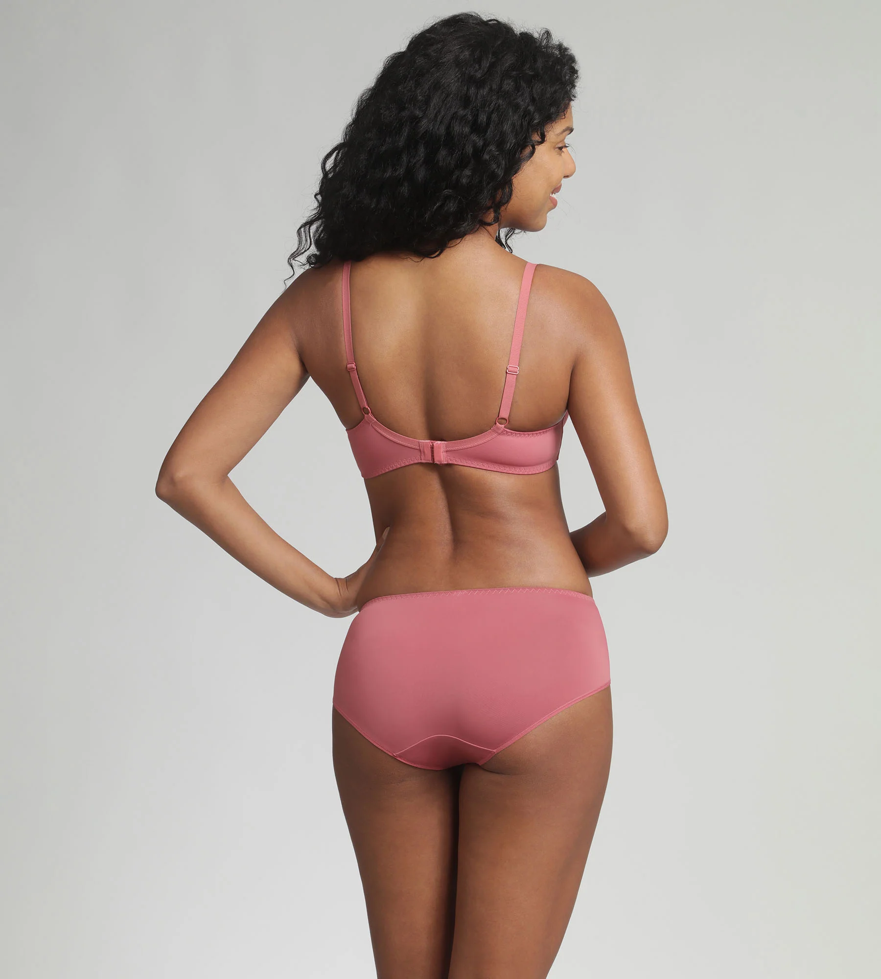 Reggiseno con ferretto rosa antico Essential Elegance Embroidery - Image 4