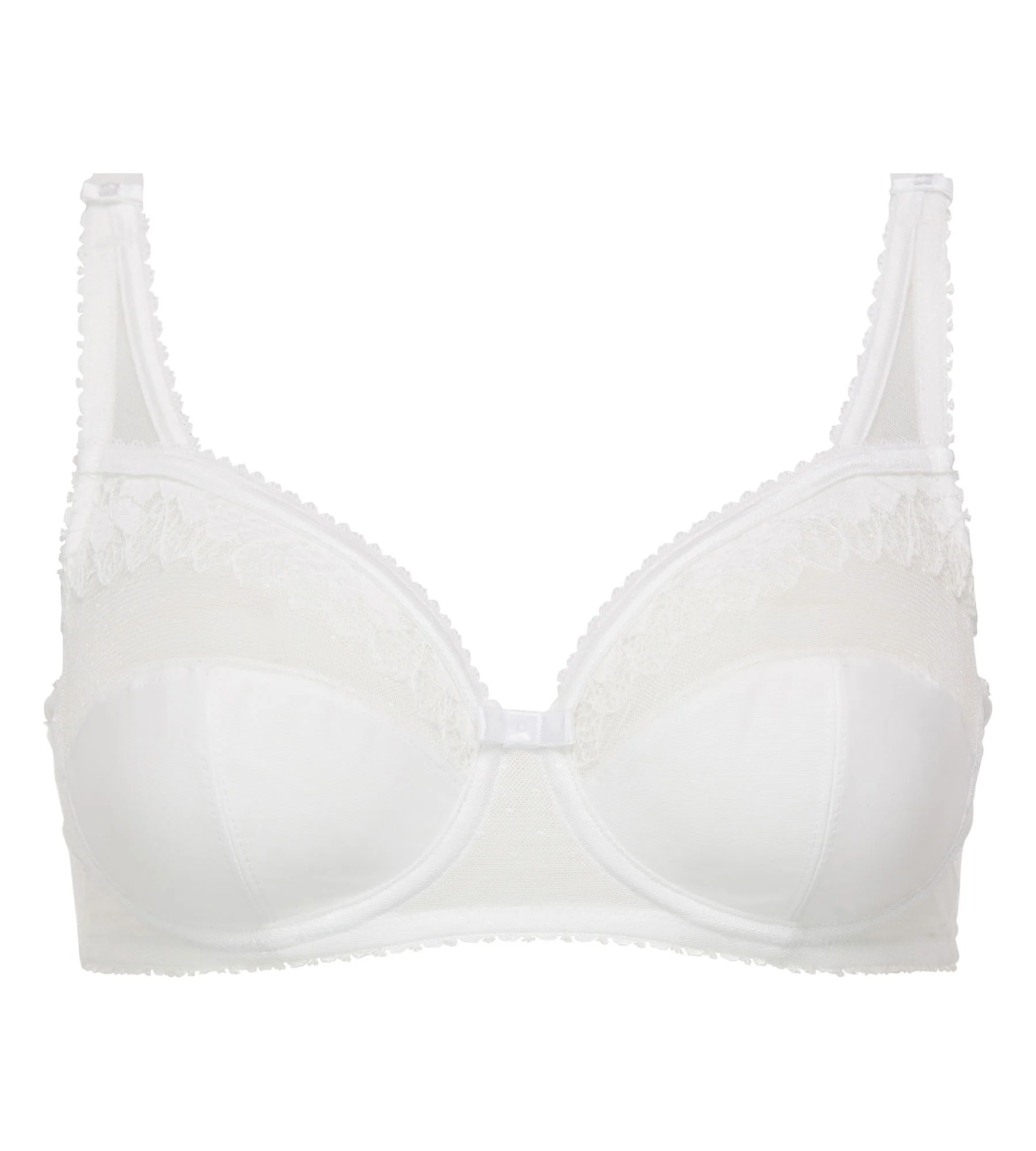 Reggiseno modellante bianco Criss Cross Microfibra - Image 5