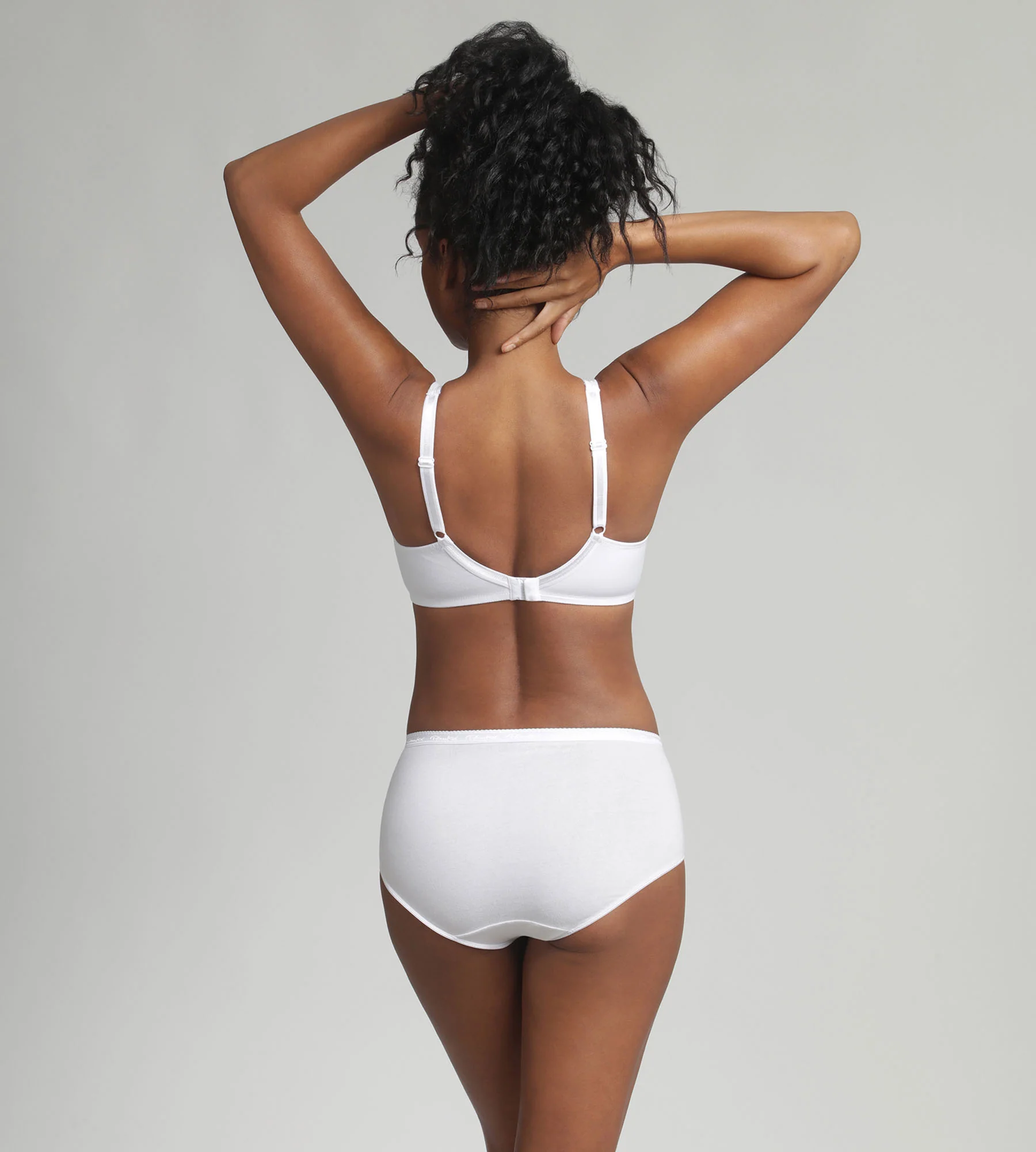 Reggiseno senza ferretto bianco Cotton Support - Image 4