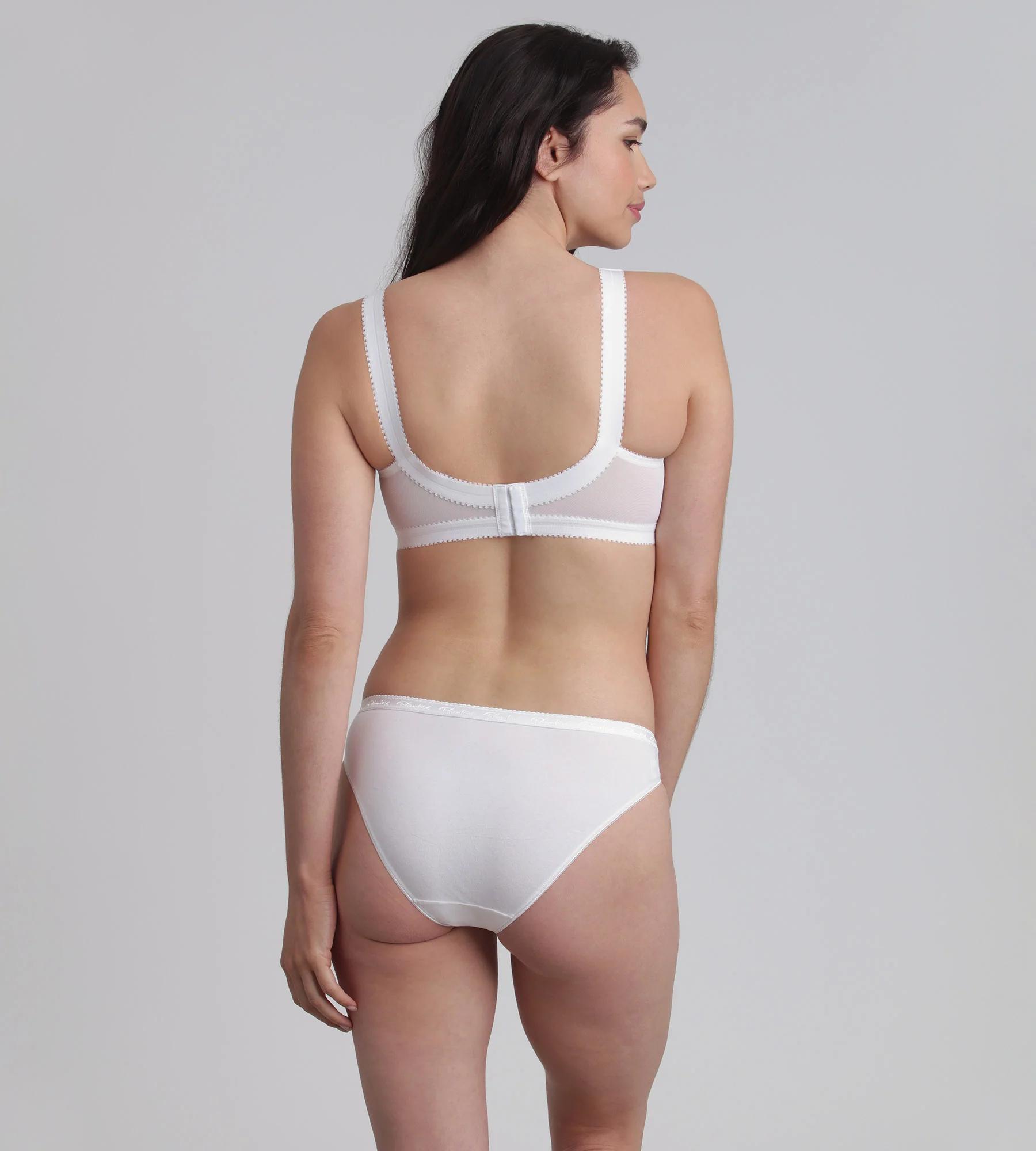 Reggiseno senza ferretto bianco Criss Cross 165 - Image 4