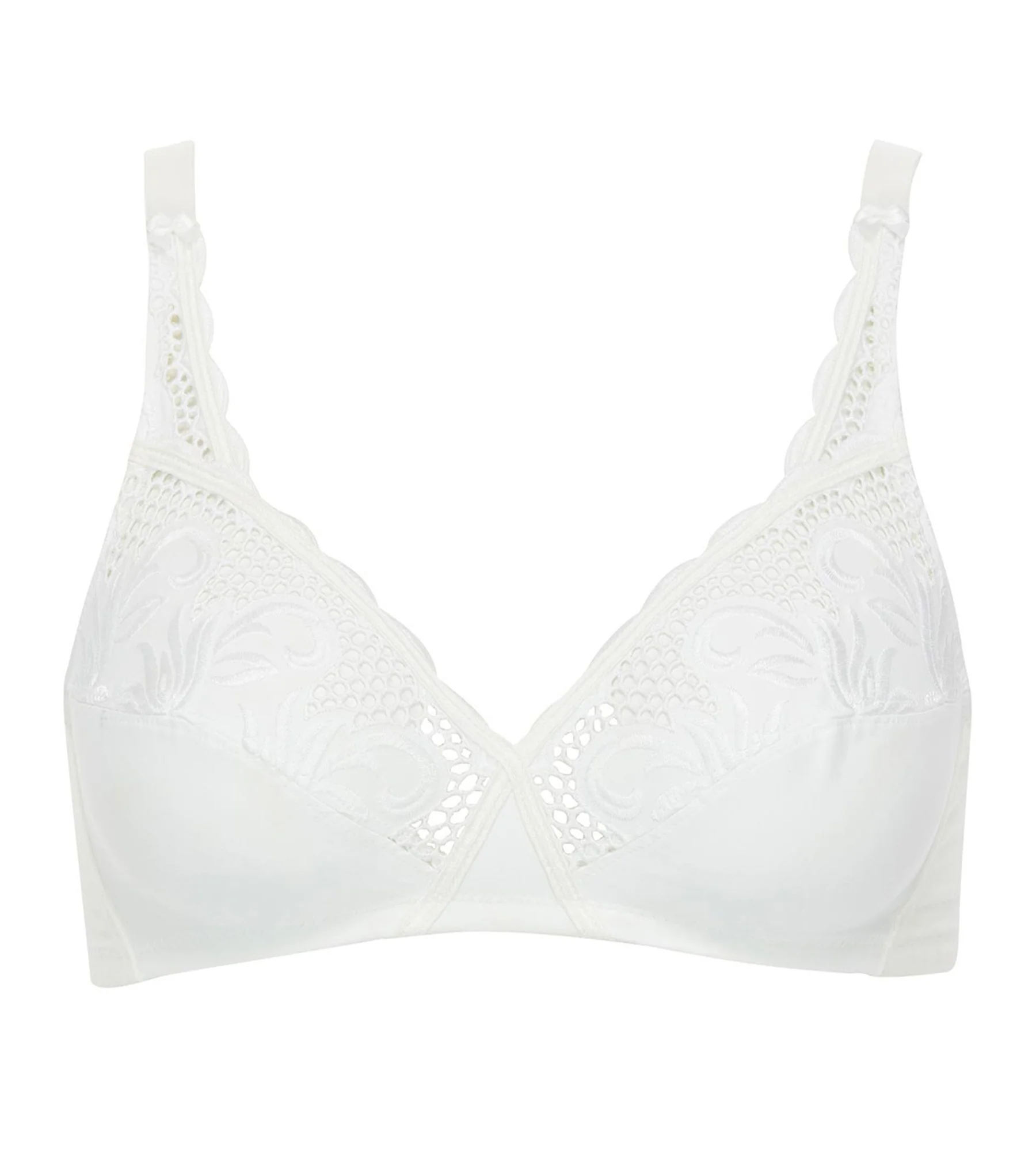 Reggiseno senza ferretto bianco Criss Cross Modern Tricot - Image 5