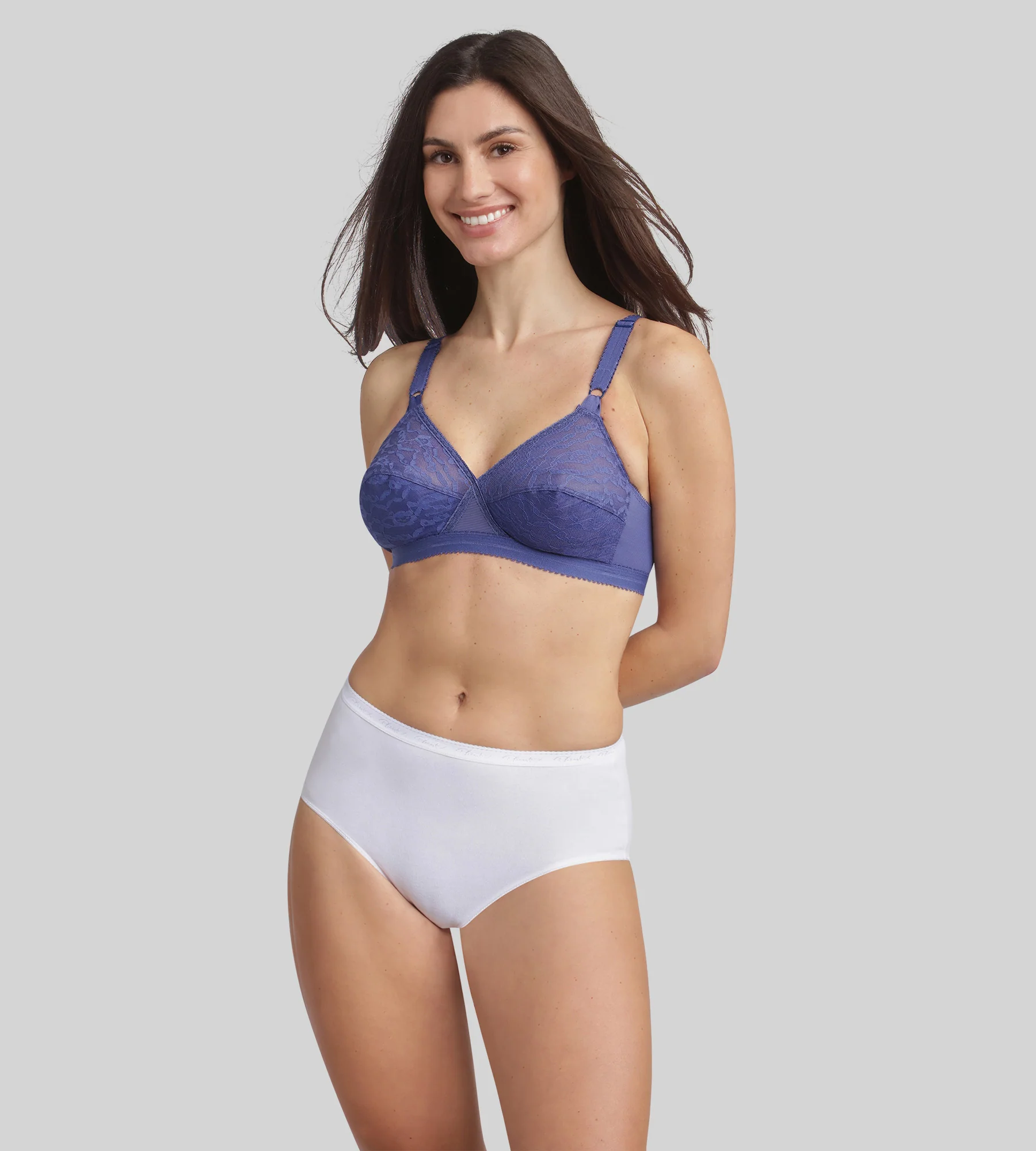 Reggiseno senza ferretto blu cobalto Criss Cross 165 - Image 3