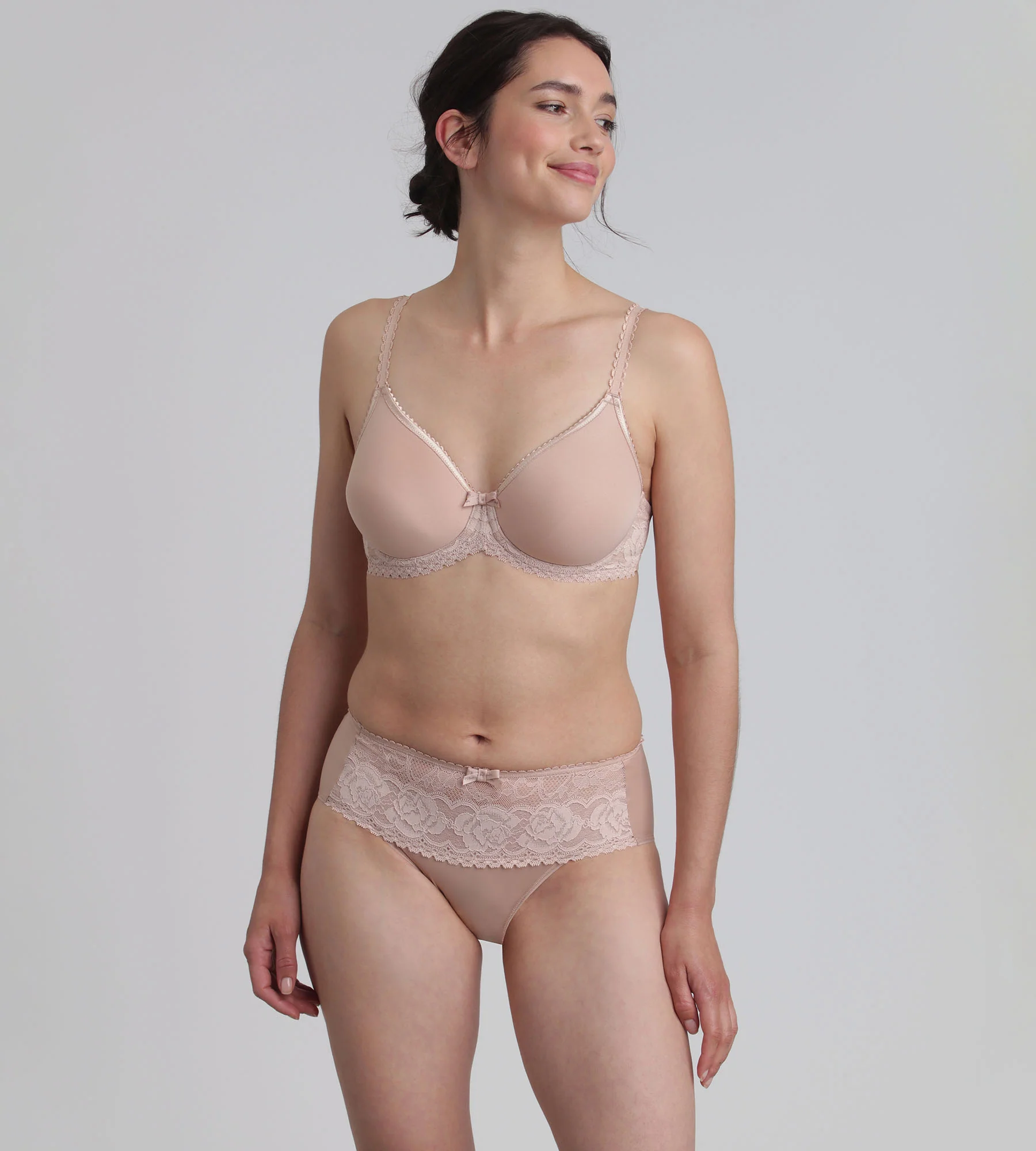 Slip beige Flowery Lace Riciclato - Image 3