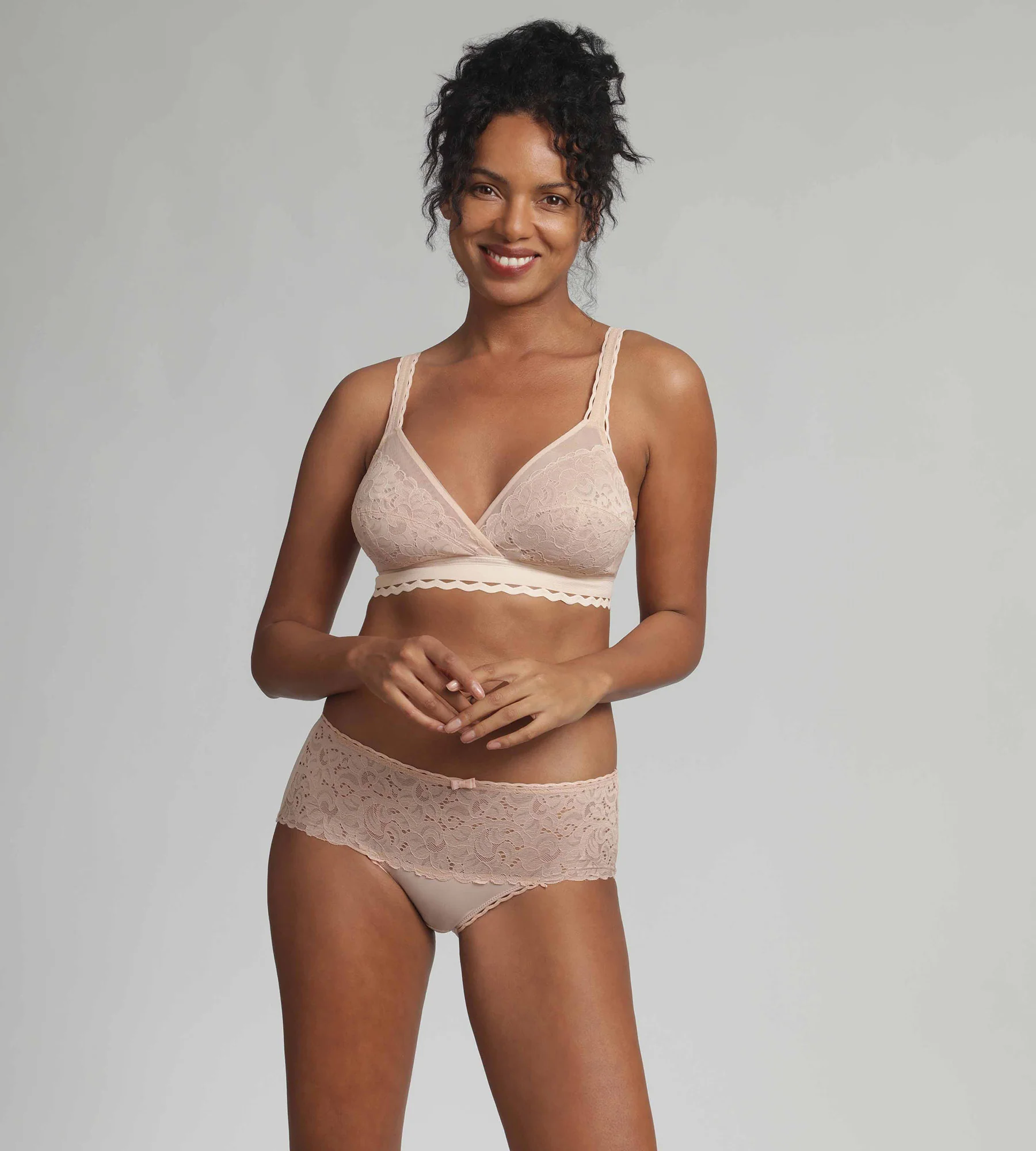 Slip midi beige Criss Cross Femminile Riciclato - Image 3