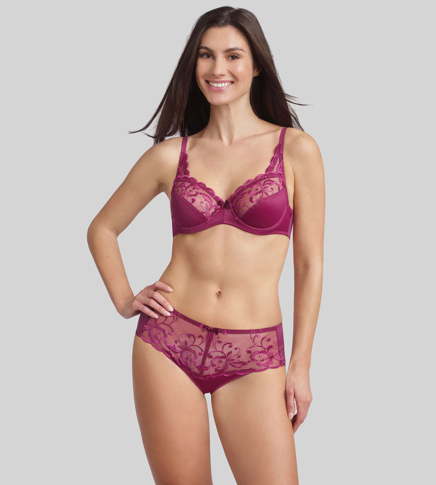 Slip viola imperiale Essential Elegance Embroidery - Image 3